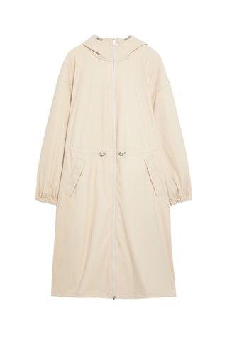 Imperméable à capuche - Beige