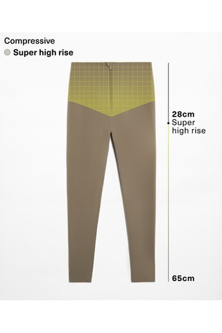 Legging taille haute - Kaki