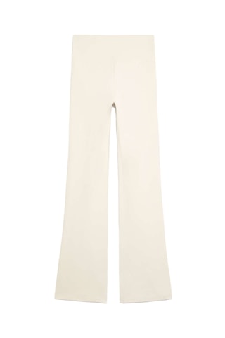 Pantalon flare - Ecru
