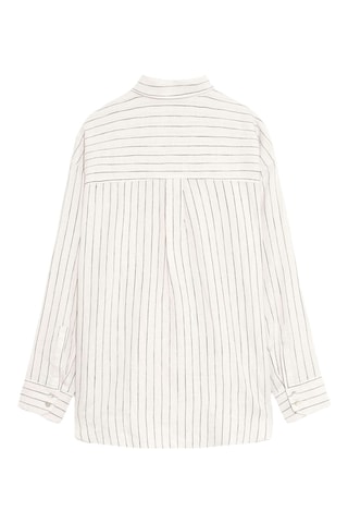 Chemise relaxed en lin - Ecru