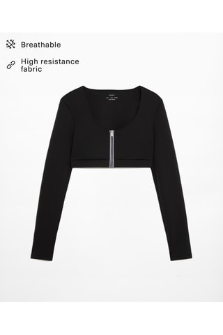Crop top - Noir