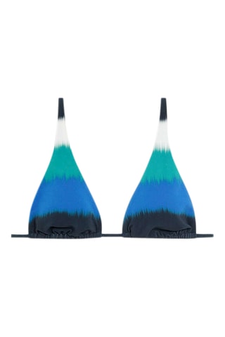 Haut de maillot dip and dye - Turquoise