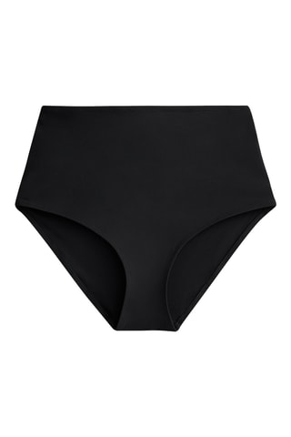 Bas de maillot taille haute - Noir