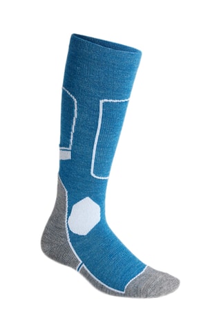 Chaussettes en laine et soie - Bleu
