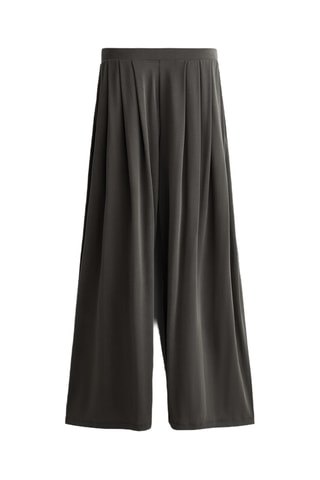 Pantalon wide legs - Anthracite