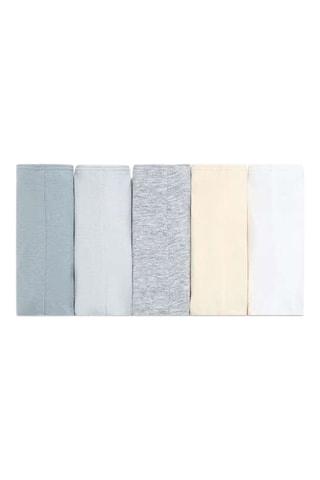 5 tangas - Bleu clair et gris clair