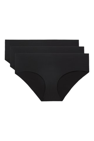 3 culottes - Noir