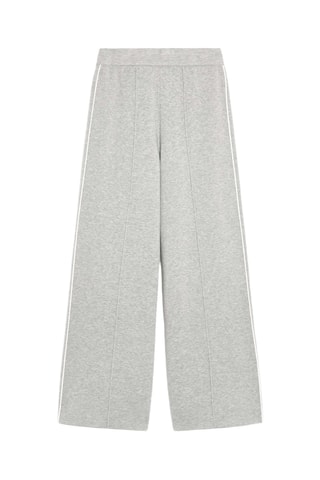 Pantalon droit - Gris clair chiné