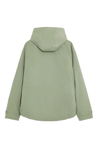 Coupe-vent à capuche - Vert clair