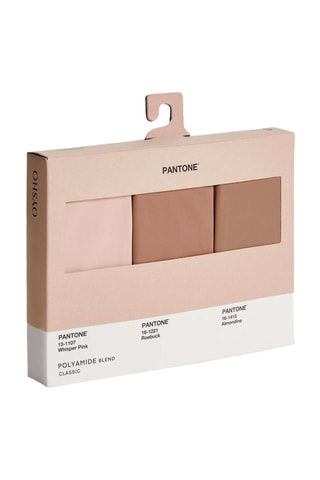 3 culottes - Nude et marron