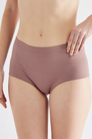 2 shortys - Vieux rose et noir