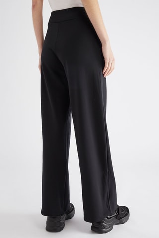 Pantalon regular taille haute - Noir