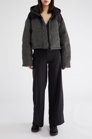 Pantalon regular taille haute - Noir