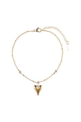 Pulseira de pé - Banhada a ouro amarelo