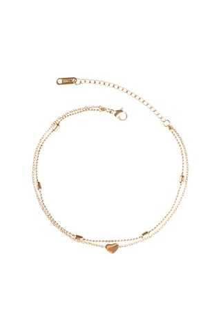 Pulseira de pé - Banhada a ouro amarelo