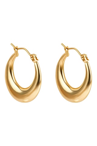 Argolas - Banhado a ouro amarelo - Emily Westwood