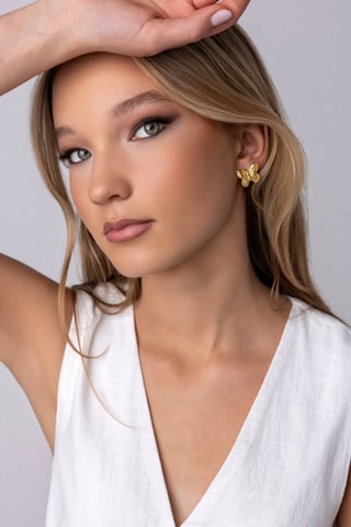 Brincos- Banhada a ouro amarelo - Emily Westwood