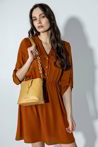 Mala de ombro Eva - Emily Westwood - Amarelo