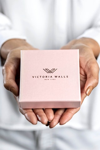 Relógio de quartzo em aço Dourado e branco - Victoria Walls