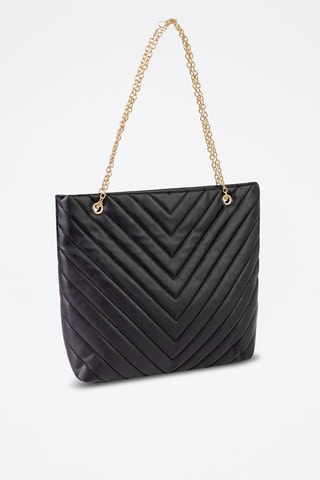 Mala de ombro - Emily Westwood - Preto e dourado