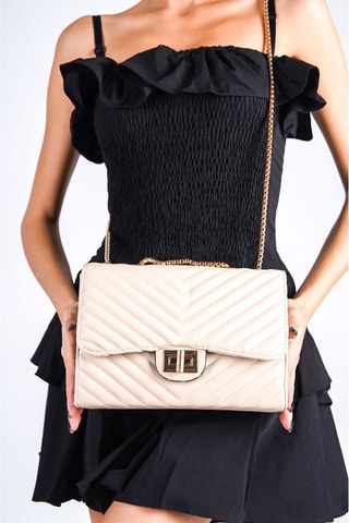 Handtas - Beige