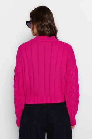 Regular Trui - Fuchsia