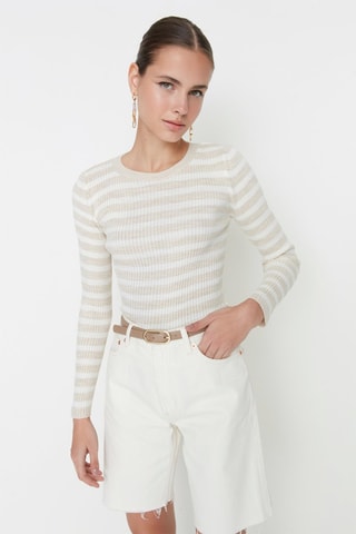 Trui Beige en Ecru
