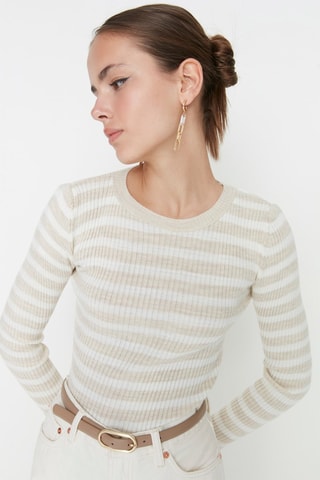 Trui Beige en Ecru