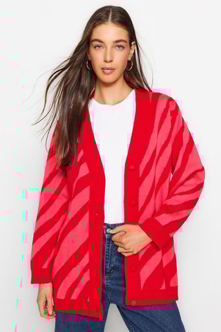 Vest - Fuchsia en rood