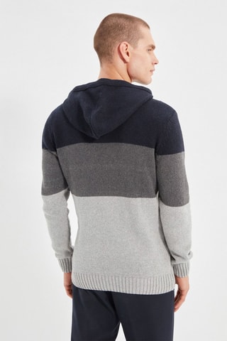 Trui met Capuchon - Marineblauw