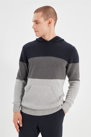 Trui met Capuchon - Marineblauw