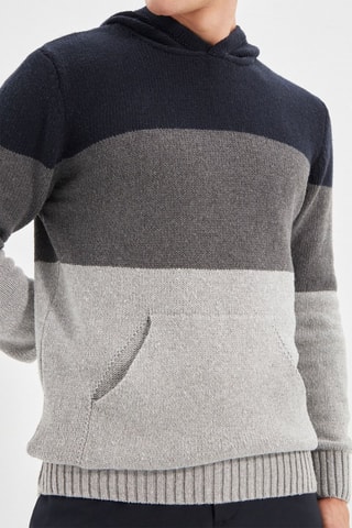 Trui met Capuchon - Marineblauw