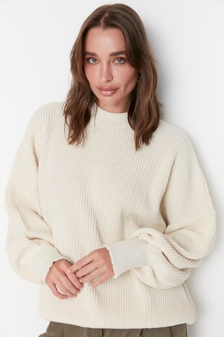 Oversized Trui Ecru