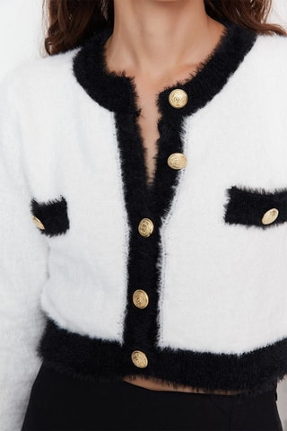 Kort Vest Ecru