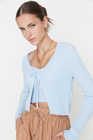Vest Lichtblauw