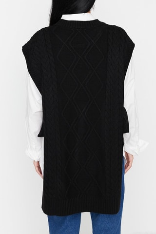 Lang Vest - Marineblauw