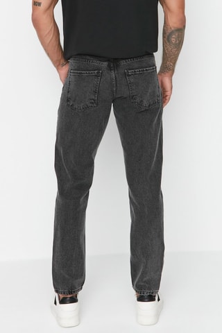 Rechte Jeans Antraciet