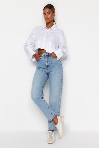 Rechte Jeans Lichtblauw