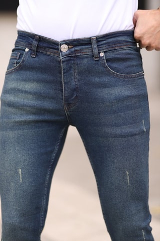 Skinny Jeans - Marineblauw