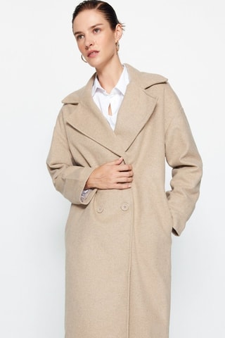 Oversized Jas - Beige