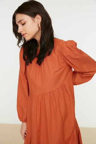 Lange Jurk Camel