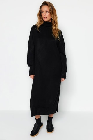 Trui-jurk - Zwart