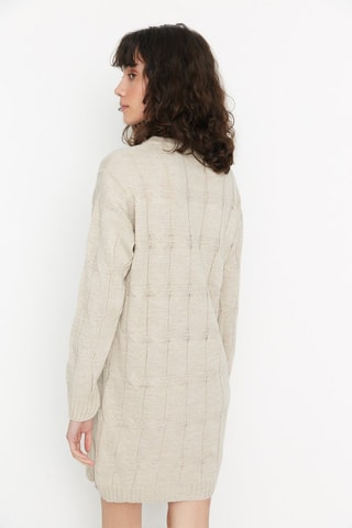 Trui-jurk Beige