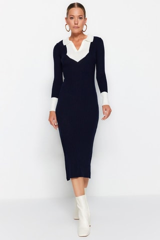 Trui-jurk - Blauw