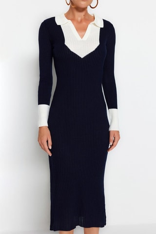 Trui-jurk - Blauw