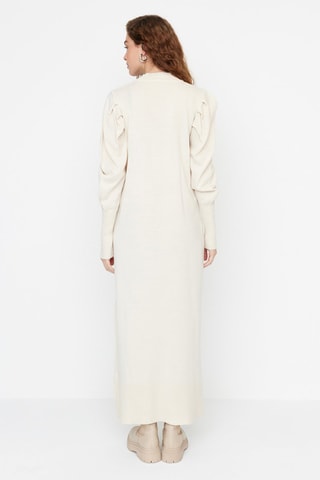 Trui-jurk Beige