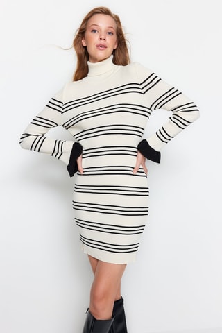 Trui-jurk - Ecru