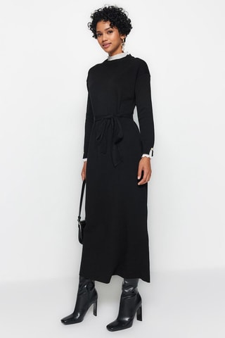 Trui-jurk - Zwart