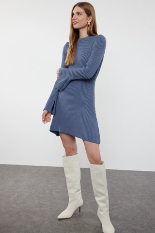 Trui-jurk - Blauw