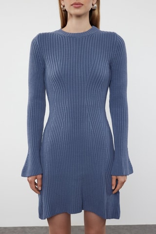 Trui-jurk - Blauw